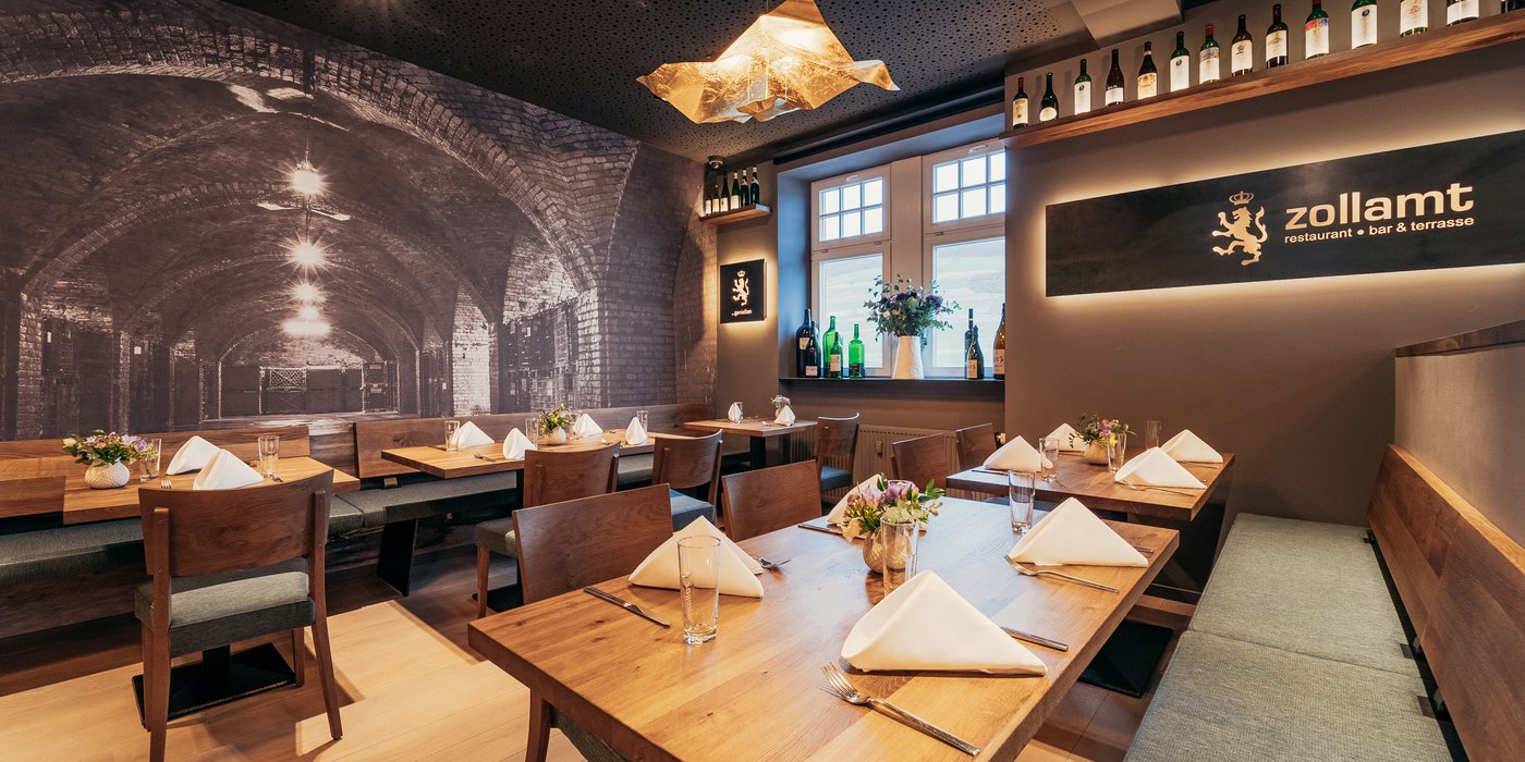 Weinsalon im Zollamt Restaurant in Bingen am Rhein