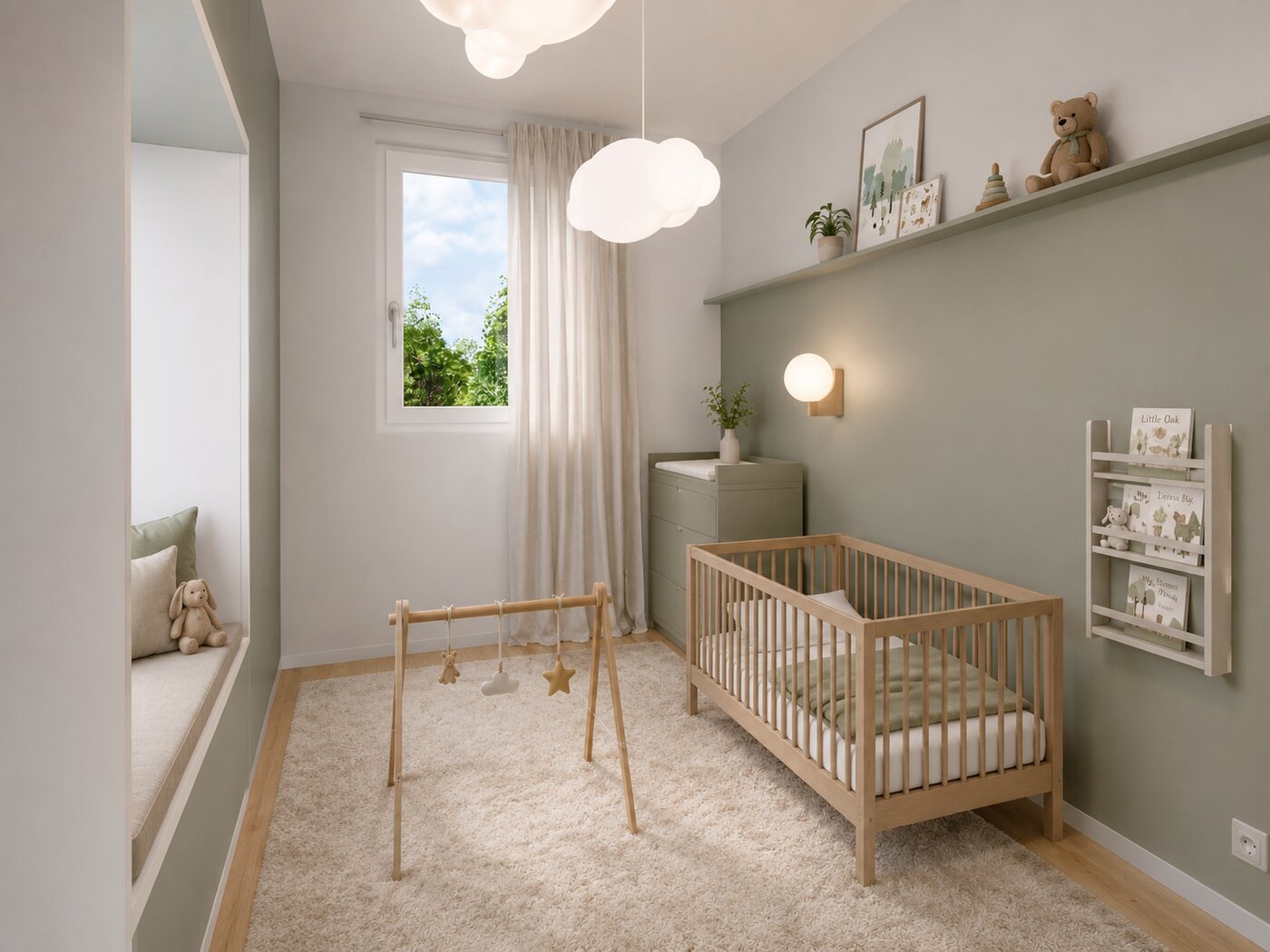 Kinderzimmer der Stadtvilla (Visualisierung)