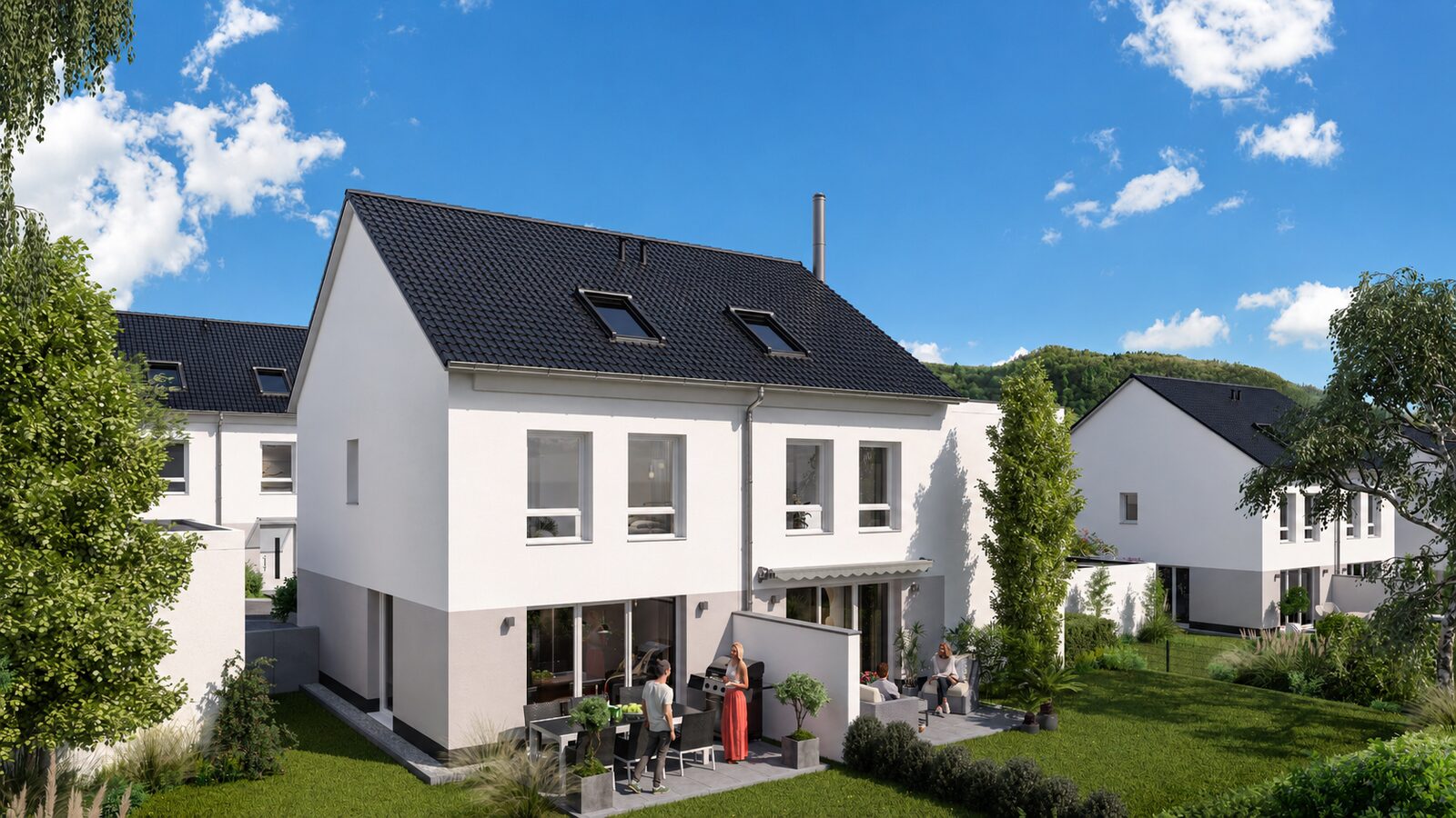 Doppelhaushälfte am Wißberg — Visualisierung